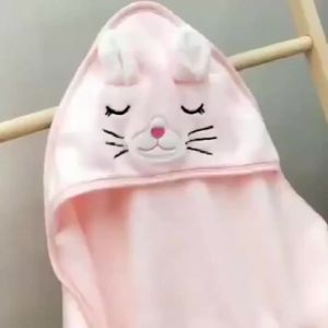 80x80cm Toddler Baby Hooded Towels Infant Bathrobe Super Soft Bath Towel Blanket Newborn Warm Swaddle Wrap