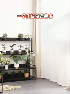 KEKEE Trapezoid Storage Flower Rack Flower Pot Holder Showcase Balcony Outdoor Waterproof Moisture-proof Suspended Bracket Rak bunga storan 花架置物架
