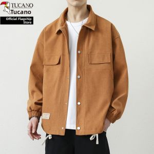 TUCANO | 2026 Autumn Spring Black Workwear Casual Loose Jacket