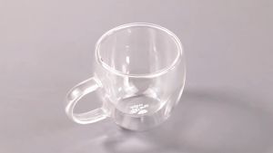 Gelas Cangkir Kopi teh Anti tahan Panas Double Wall dable kaca