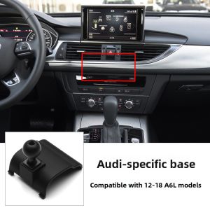 Audi Car Phone Holder Base Special Vehicle Mobile Phone Stand for A3 A4 LA5 A6L Q2 Q3 Q5L Q7 Q8 A1 Dashboard Mount Universal