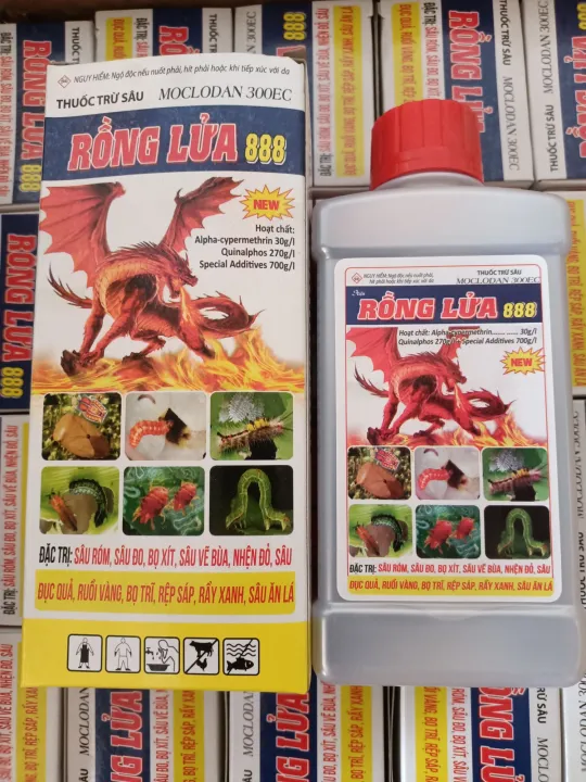 trừ sâu RỒNG LỬA 888 chai 450ml trừ sâu róm, bọ xít | Lazada.vn