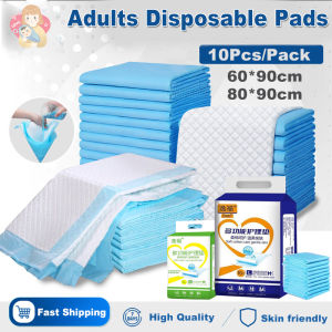 Underpads for Adults Disposable Pads Waterproof Suitability for Pregnant Nursing 10pcs 60x90 Cm