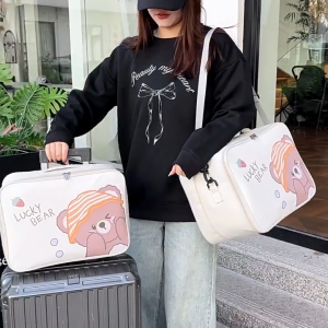 Cute cartoon pattern Duffel Travel Sport bag Handbag Weekender Bags