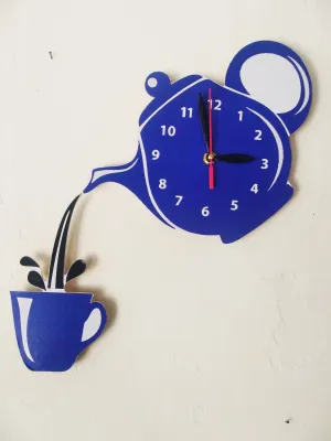 jam dinding kopi cangkir