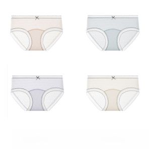 MiiOW | Cat Woman Seamless Underwear Cotton Gusset Triangle Panties Lace Edge Mid Waist Womens Briefs Breathable Comfortable Summer New