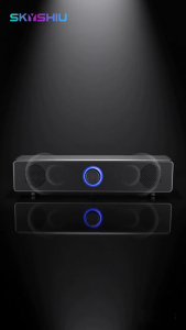SKYSHIU E-3511 Desktop Computer Speaker featuring 360-degree stereo sound Bluetooth speaker.
