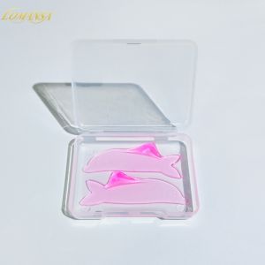 Lomansa Dolphin Korea 1 Pair Silicone Eyelash Perming Rod Lash Lift Ribbon Lash Softening Pads Eyelash Curling Iron Makeup Tool