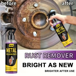 Multi-purpose metal rust remover spray - Used as a polishing agent for carsmotorcyclescampersand stainless steel kitchenware.