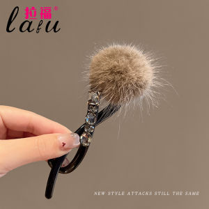 Elegant Plush Hair Clip Womens Stylish Hair Gripper Large Size Hair Card for Back of Head Hair Accessories Hair Twirl Clip