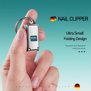 Stainless Steel Mini Nail Clipper Nail File Function Exquisite Foldable Nail Clipper Portable Luggage Shape Nail Polish Tool