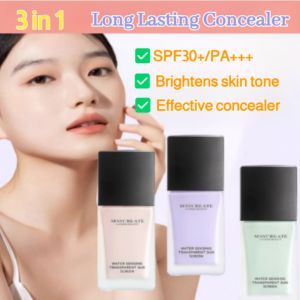 🔥Moisturizing and brightening primer  Foundation primer concealer 3-in-1 Dark yellow skin brightening primer BB cream Primer for invisible pores Oil-control primer Long-lasting liquid foundation