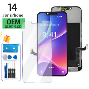A2649 A2881 A2882 A2883 OLED Pantalla for iphone 14 LCD Display Touch Screen Digitizer Assembly for iPhone 14 LCD Replacement