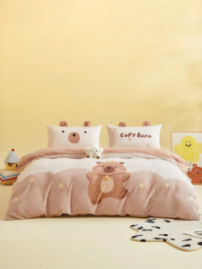 Boyang Home Textile | Cartoon Character Flannel Bedding Set