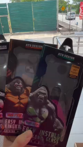 iPhone 17 / 16 / 15 / 14 / 13 / 12 / 11 / Pro / Pro Max / Air / Plus  King Kong Install Kit Clear Screen Protector ATB