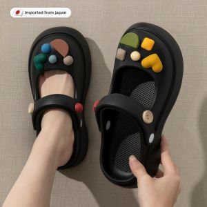 SANSHANGU | Mary Jane Style Beach Sandals with Thick Soles