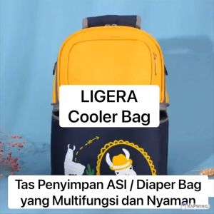 LIGERA Cooler Backpack Tas ASI Bayi Waterproof Diaper Bag Tas Lunch Bekal Multifungsi High Quality