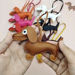 Cute cartoon dog keychain accessories bag pendants car pendants