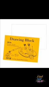 5pcs Set - Buku Lukisan B4 (100gsm / 135gsm) - Drawing Block School Art Paper / Kertas Lukisan Sekolah