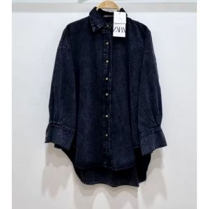 Kemeja Wanita Jeans Premium/Kemeja Denim Wanita Premium