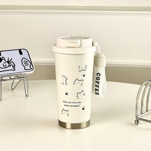 แก้วกาแฟรูปแมว Adorable Cat รับประทานด้านนอก ดื่มได้สองทาง แก้วน้ำสตรี ดีไซน์ใหม่ ปี 2024 ดีไซน์สุดเก๋ ดีไซน์สุดเก๋