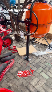 SUMURA CM120 Mesin Molen Pengaduk Semen 120L / Concrete Mixer Dinamo Molen Listrik Aduk Semen 120 Liter CM 120 CM-120 SUMURA SEALER CUPSEALER