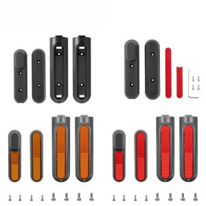 Hub Cap Protective Shell for Xiaomi 4 Pro Electric Scooter Front or Rear Wheel Decorative Cover Reflective Strip Accessory Parts