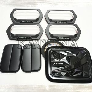 Paket Outer Handle Tank Cover Xenia Lama 2004-2011 VVTI TRD Sportivo Hitam