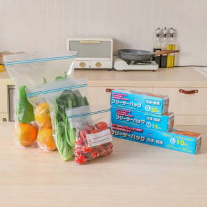 Thicken Transparent Fresh Keeping Bag Reusable Zip Food Storage Bags Waterproof Anti-cross Smell Storage Pouch