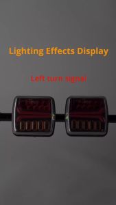 Đèn Hậu Xe Tải LED Từ Tính Không Dây 12V/24V IP65 Chống Nước Sạc Nhanh Đa Chức Năng Phanh Lùi