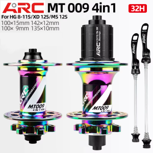 ARC MT009 Bicycle Hub Front Rear 32Holes MTB Mountain Bike NBK Sealed Bearing Hubs 6 Pawls 114 Clicks Noise HG XD MS 8-12-Speed