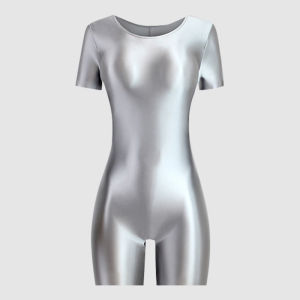 Đồ Bơi Liền Thân Bóng Mượt Kiểu Tube Chất Liệu Satin Màu Kẹo Ngọt Có Dây Thun Co Giãn Kiểu Dáng Ôm Sát.