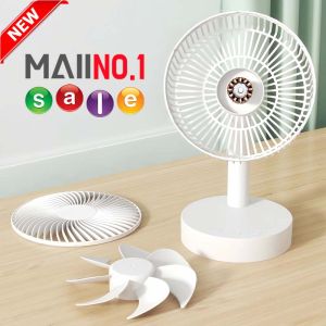 พัดลมพกพา แบตเตอรี่ 1800/3600มิลลิแอมป์ เวลาในการใช้งาน 8/12ชั่วโมง พัดลมตั้งโต๊ะยูเอสบีชาร์จไฟได้ พร้อมส่ง