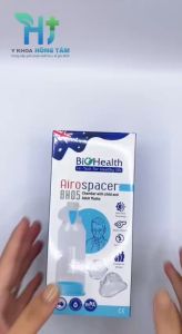 Buồng Đệm Khí Dung Hít Hen Suyễn (Baby haler) Van 2 Chiều BIOHEALTH - BH05 Gồm 2 Mask Người Lớn & Trẻ Em