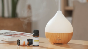 ⭐️【Local warehouse+COD】⭐550ml Wood Color USB Aroma Diffuser Essential Oil Diffuser With 7 Color LED Lights & Remote Control USB Powered Air Humidifier