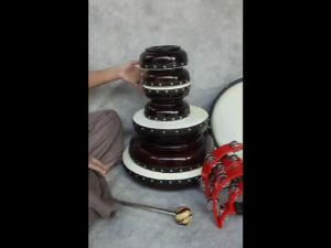 Rebana Qasidah lasqi 1 set isi  10 Kualitas Super Hadroh