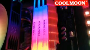 ซิงค์ครอบแรม ระบายความร้อน COOLMOON ARGB RAM Heatsink RGB Cooling Fan for All DDR3/DDR4/DDR5 Memory Modules