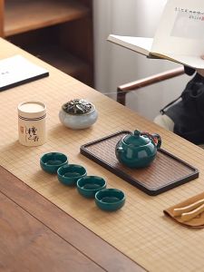 Bộ Ấm Trà Men Ngọc Xanh