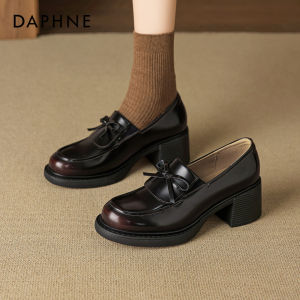 Daphne | Platform Bow Loafers Womens