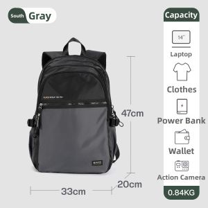 Volunteer | Mens Large Capacity Shock Absorbing Student Laptop Backpack