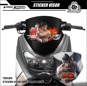 WINSHIELD STIKER NMAX 155 2020 2021 2022 LOGO SPIDERMAN STIKER WINSHIELD TAMENG STICKER VISOR YAMAHA