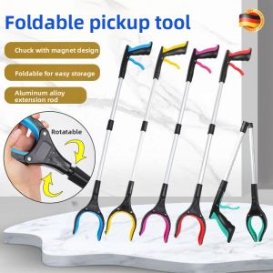 Back-Saving Long-Handled Garbage Picker