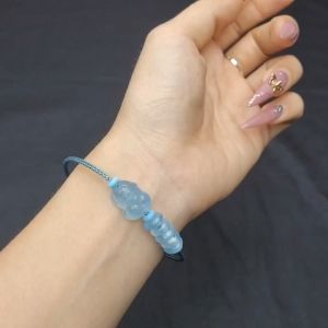 Vòng cáp ngũ điếu tỳ hưu Aqua - Phong Thủy TUDO