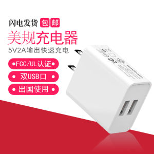 Travel Universal Dual Port USB Charger for Phones And Tablets Compact Portable Converter Plug Outdoor Camping Gear