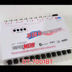 TOP ปรีแอมป์รถยนต์ ปรีแอมป์ 7 แบนด์ รุ่น K-905/DT-7001BT เครื่องขยายเสียง ปรีรถยนต์ ซับแยกอิสระ เร่งขึ้นตามมือ กลางชัด แหลมใส เบสแรง ราคาต่อ1ชิ้น