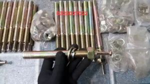 Bu long nở nở đinh Tắc kê nở sắt M18 M16 Dài 150mm160mm 190mm 200mm 250mm dùng lắp đặt cầu nâng hai trụ cắt kéo 4 trụ ô tô