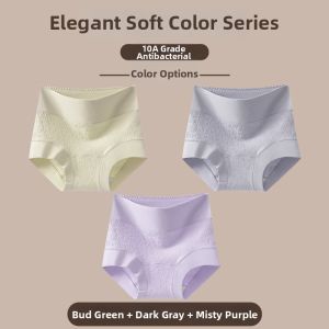 MsPai | Antibacterial Breathable High Waist Tummy Control Cotton Underwear