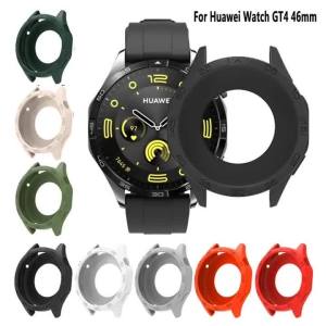 Silicone Case Bumper For Huawei Watch GT4 46mm Protector Frame Protective Case For Huawei Watch GT4 46mm SmartWatch Accessories