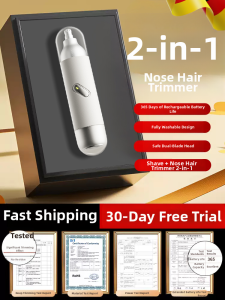 Electric Shaver for Men Nasal Hair Trimmer Multi-Function Beard Razor 1307B Nasal Hair Removal Device Personal Care Tool