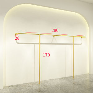 Minimalist Golden Coat Hanger for Women and Children Clothing